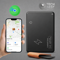 Wallet Smart Tracker Card, works with Apple Find My App.