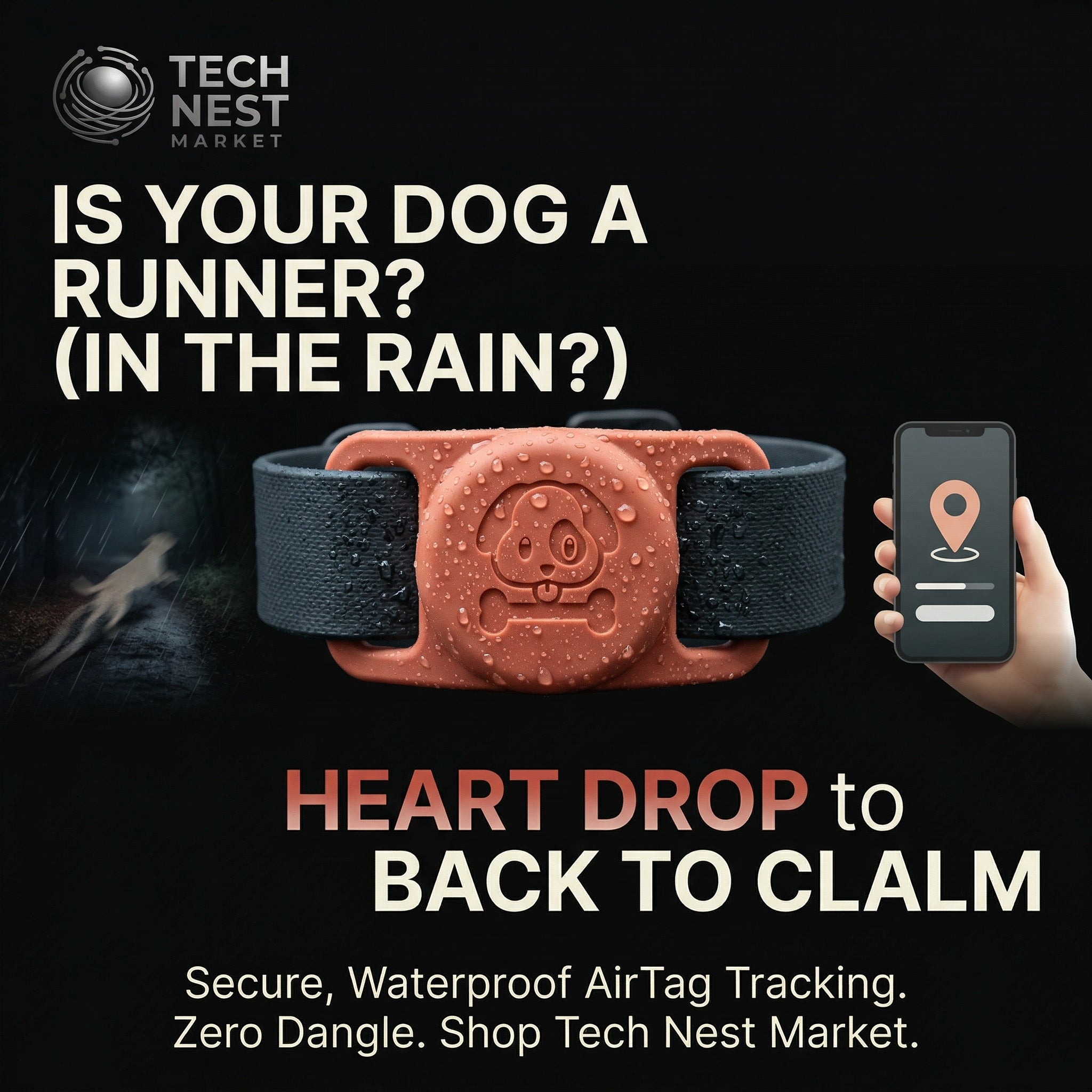 Waterproof Silicone Case for Apple Airtag Ideal for Dog and Cat Collars Slim and Stylish Anti-lost Tracker for Pets