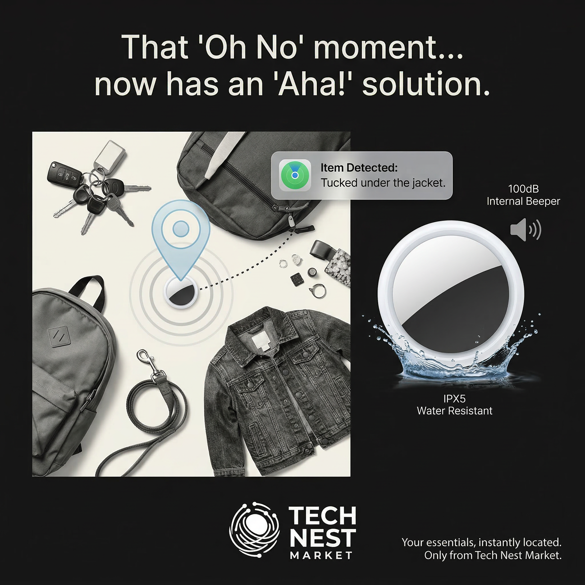 Smart Airtag For Apple, Anti Lost GPS Tracker.