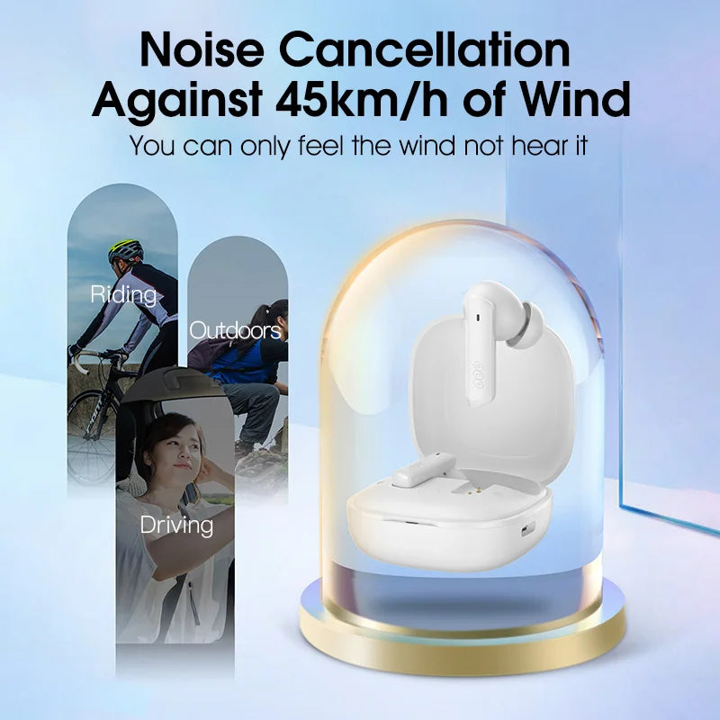 Earbuds 40dB Noise Cancelling,  Bluetooth.