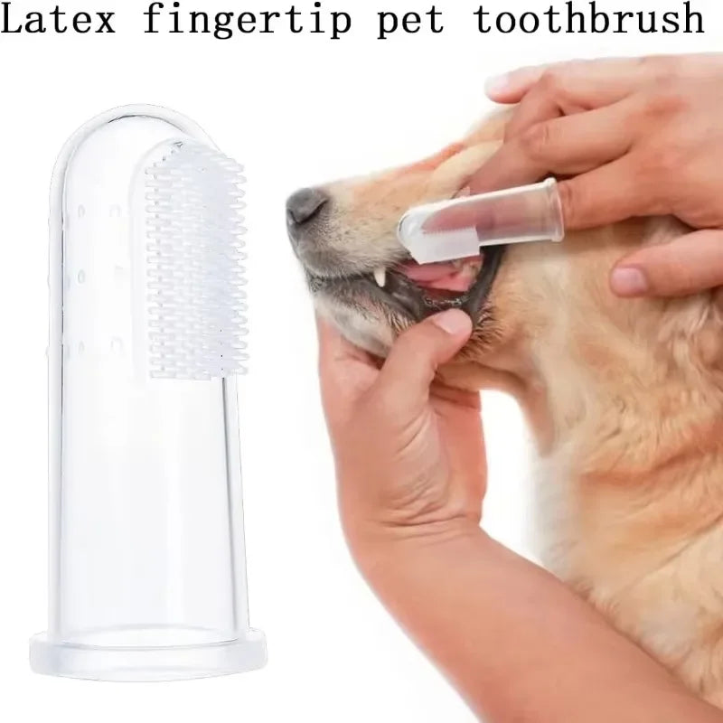 Super Soft Pet Finger Toothbrush for Teeth Care