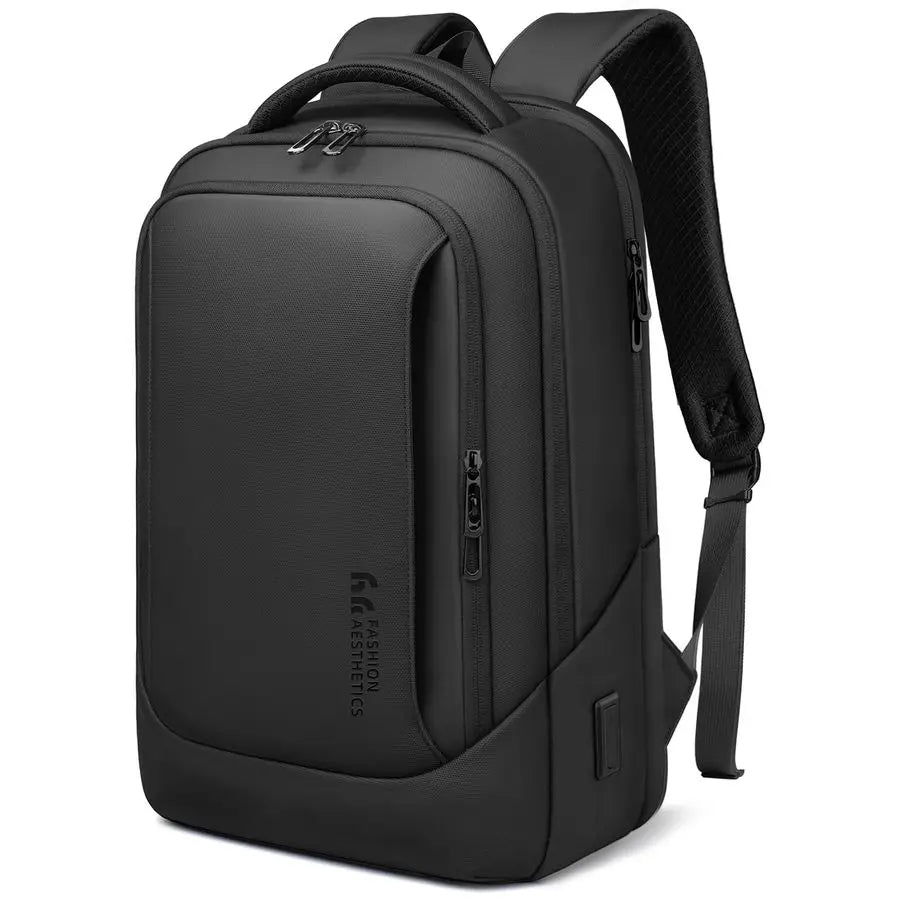 Laptop Backpack for Men with USB Charging Port WaterResistant for 15.6 Inch Computer Bag Durable HighTech Daypack Casual Backpac