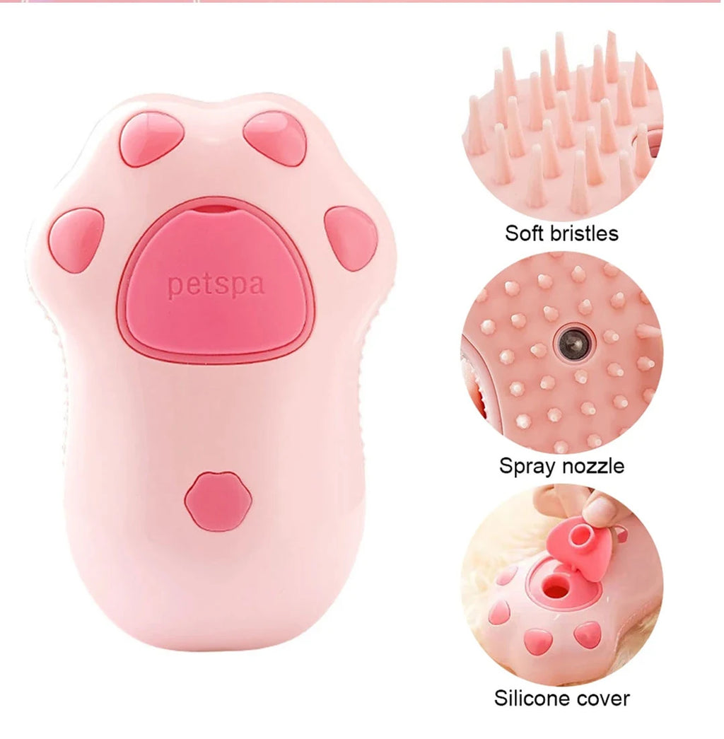3 in 1 Pet  Steam Brush Comb Cat and Dog,  Hair Brushes Massage , Pet Grooming