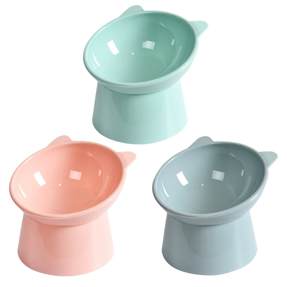 Pet Food Bowl -  Elevated / Tilted Anti Vomiting