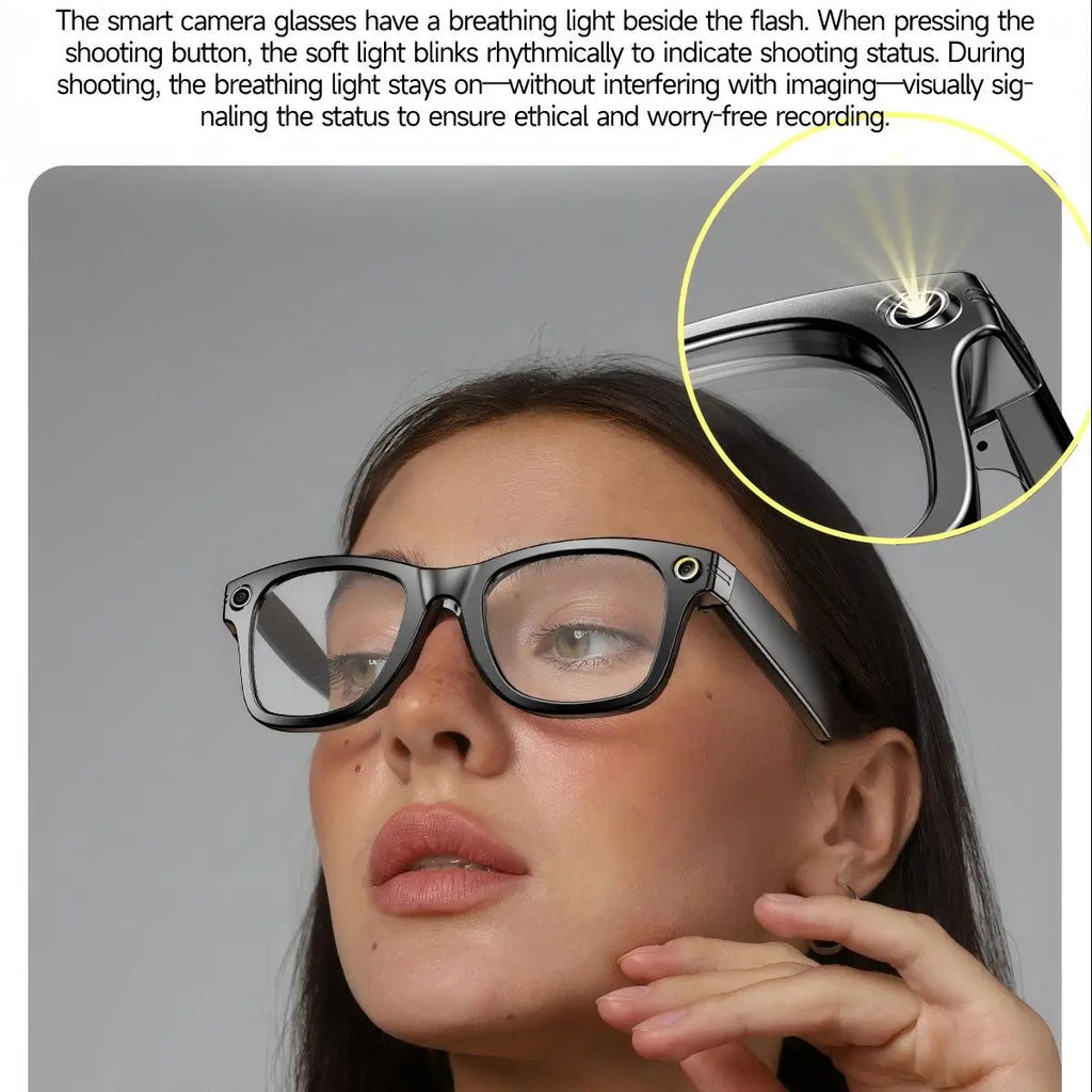 AI Smart glasses with video recording