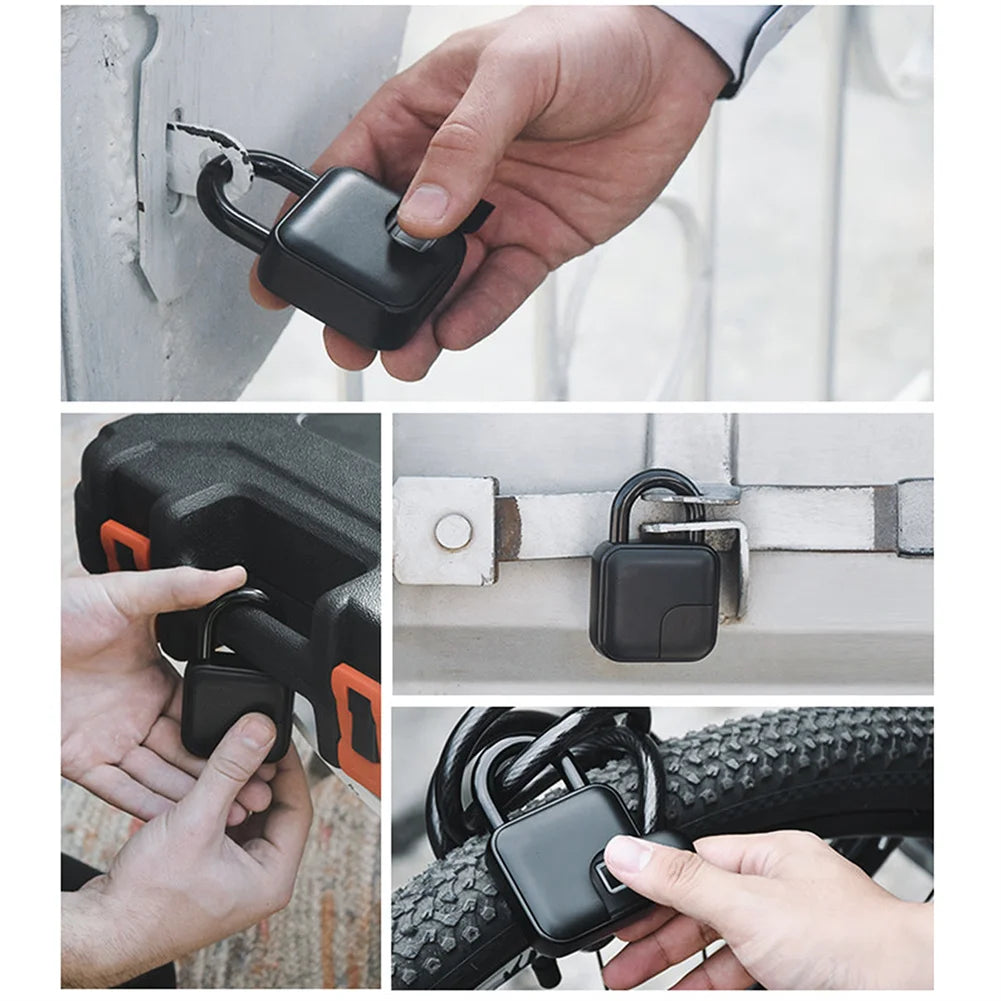 Smart Biometric Fingerprint  Keyless Padlock