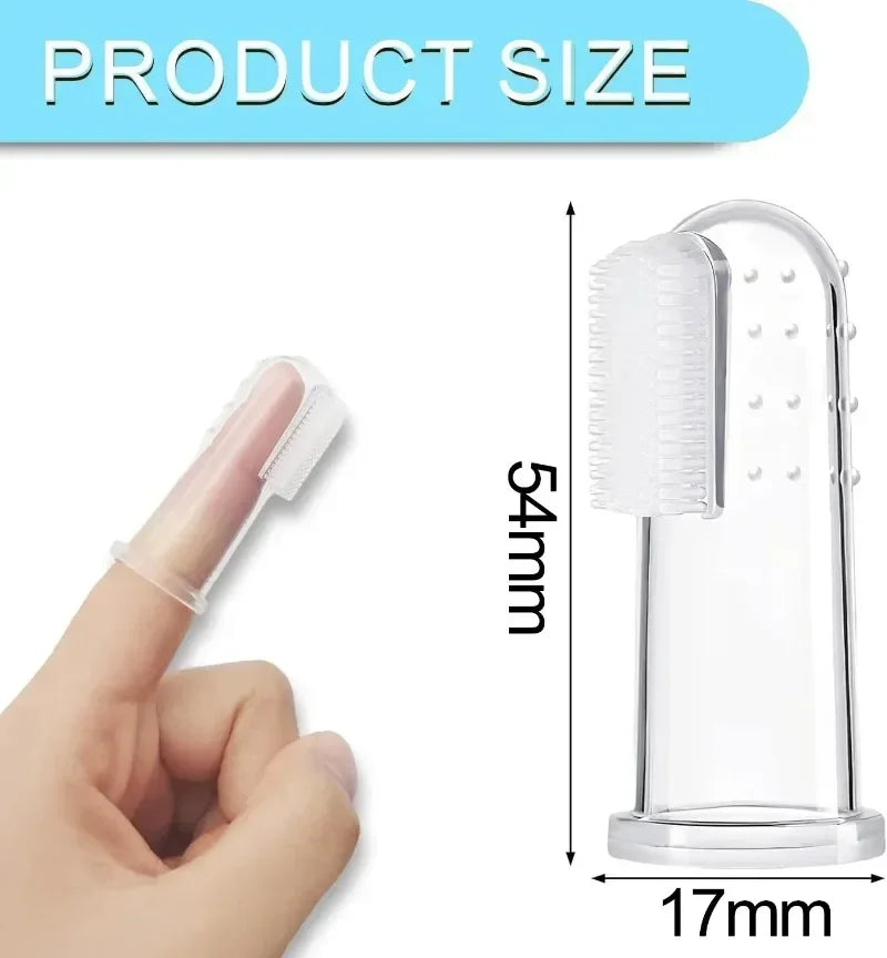 Super Soft Pet Finger Toothbrush for Teeth Care