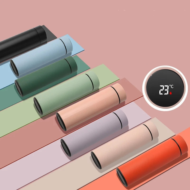 Smart Digital Water Bottle Keeps Cold And Heat, Thermal Bottle Stainless Steel