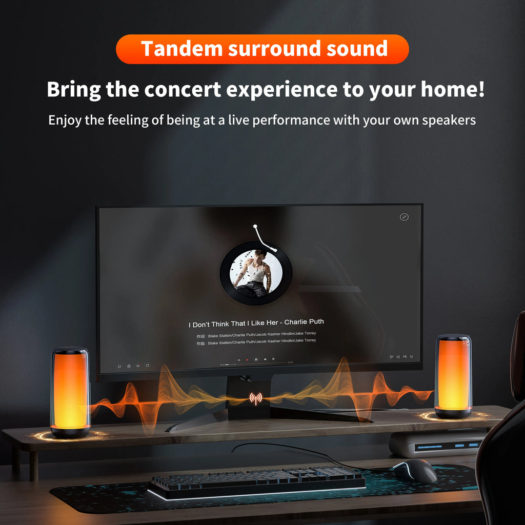 Bluetooth Speaker with Hi-Res 10W Audio, Wireless HiFi Portable Speaker IPX5 Waterproof,Outdoor Multiple connection modes