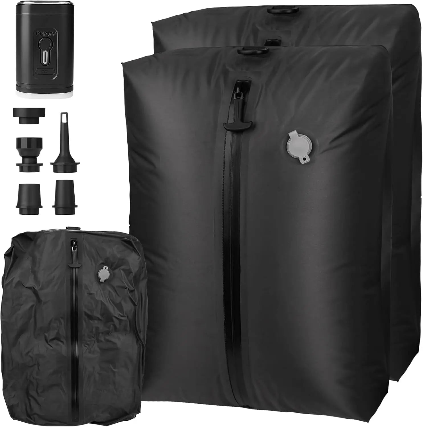 2 Pack Vacuum Compression Bags for Travel with Pump