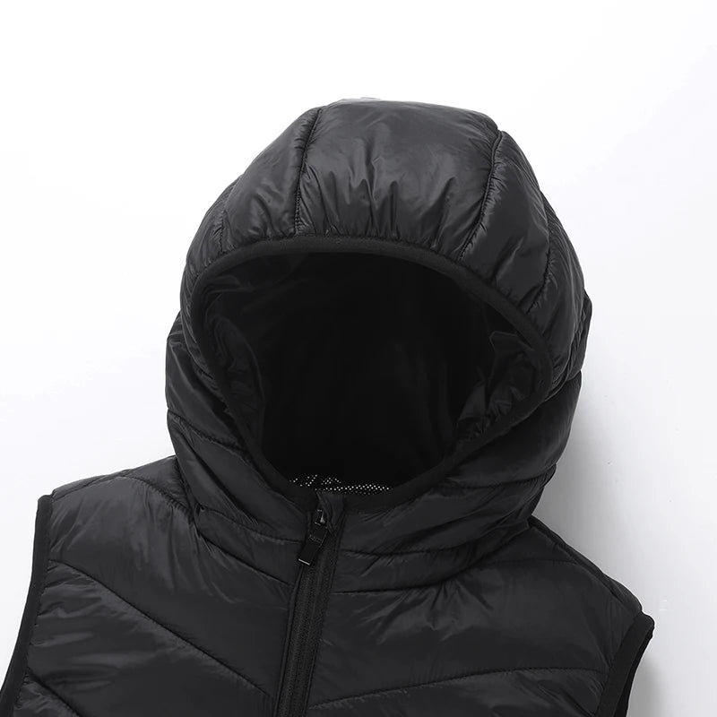 Children Heated Vest Hooded
