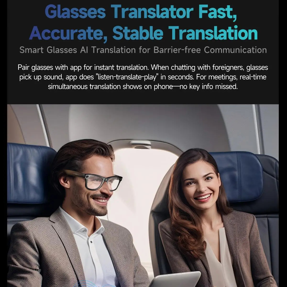 AI Smart glasses with video recording