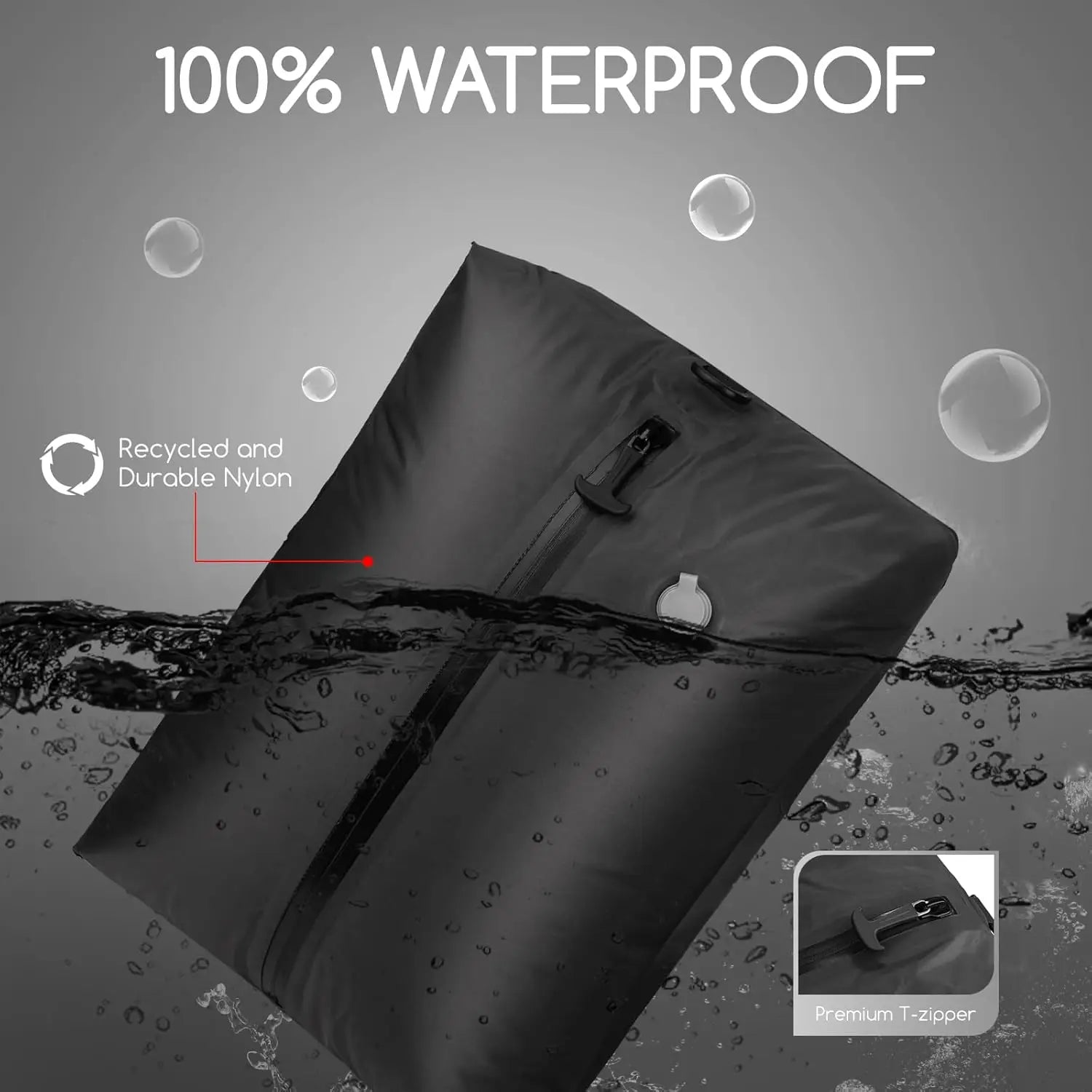 2 Pack Vacuum Compression Bags for Travel with Pump