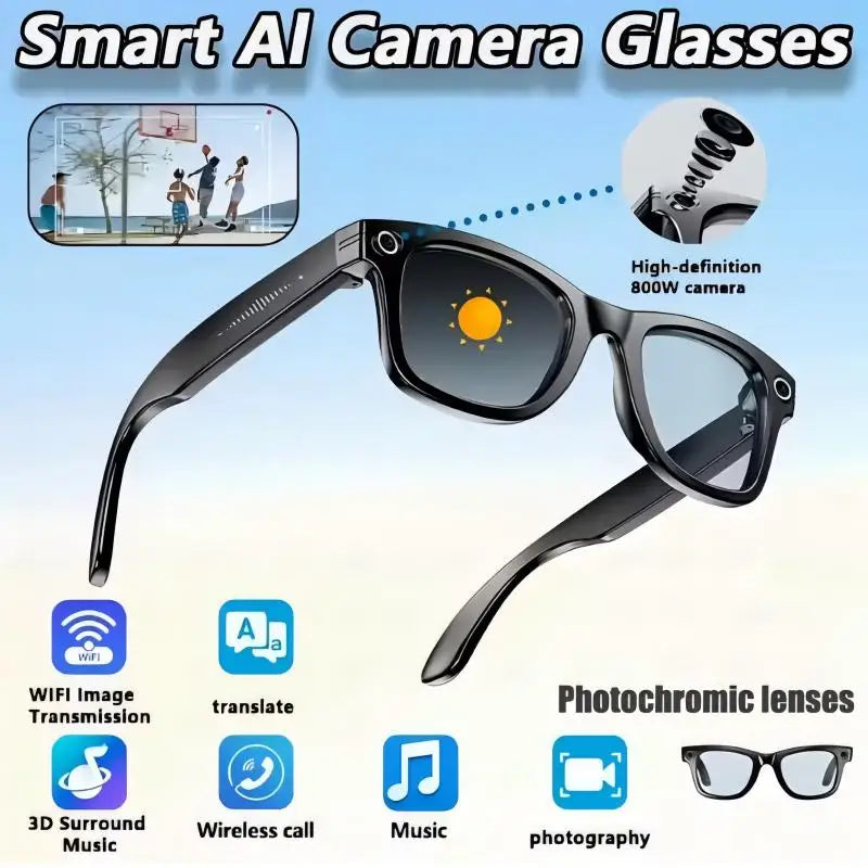 AI Smart glasses with video recording
