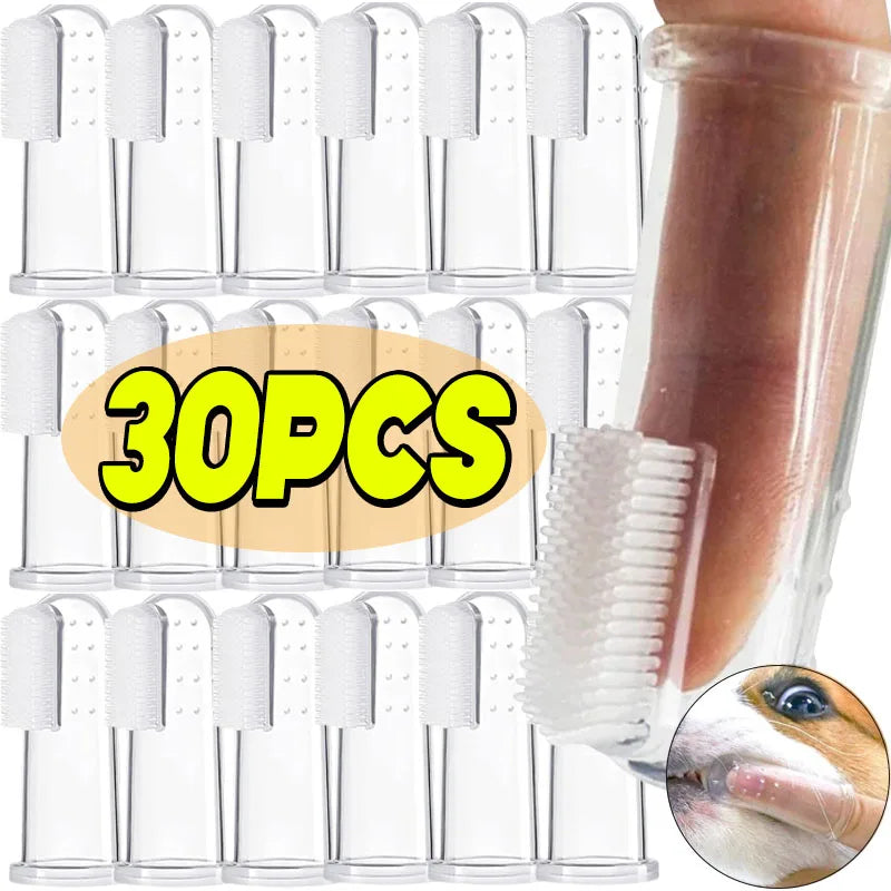 Super Soft Pet Finger Toothbrush for Teeth Care