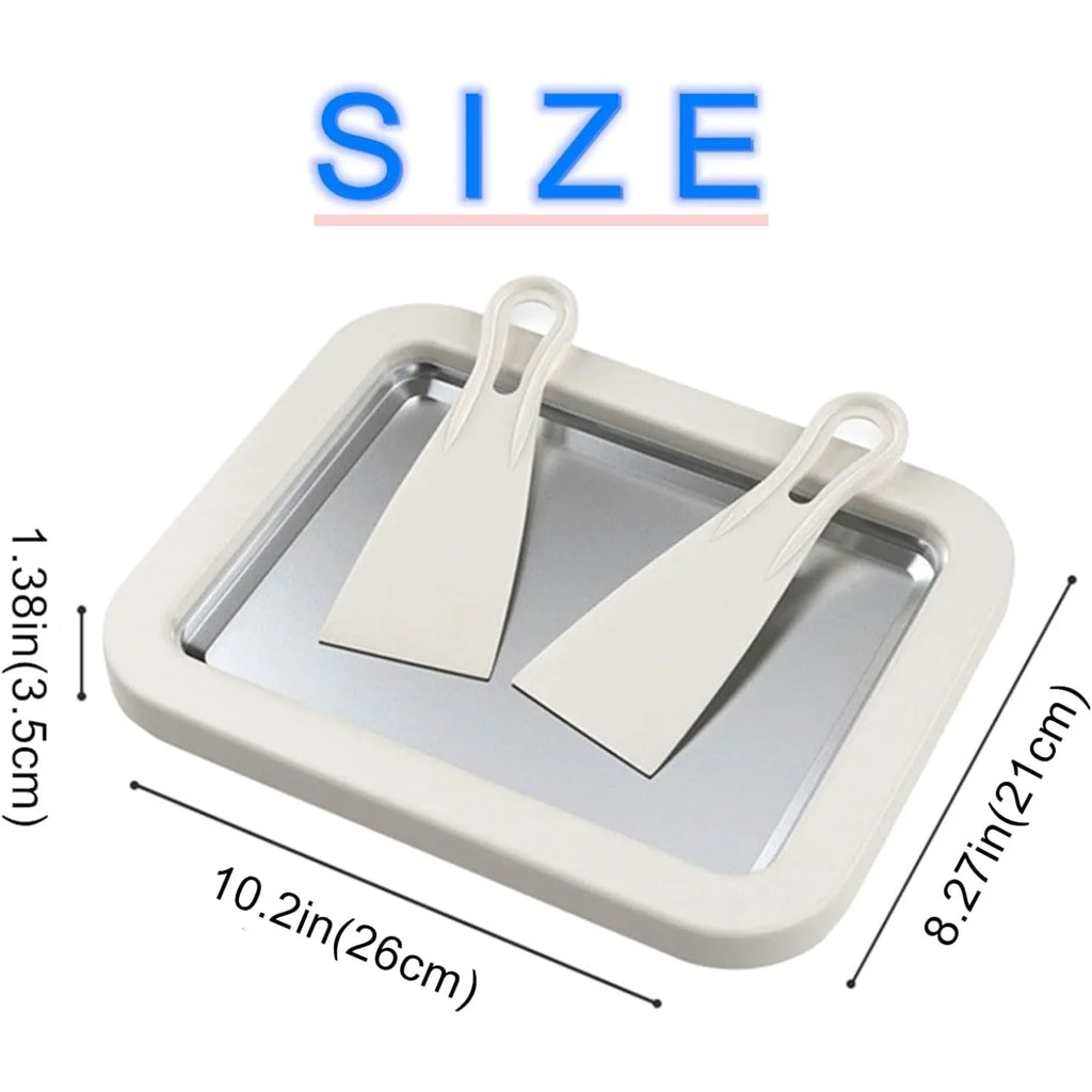 Ice Cream Maker Cold Roller Pan Plate.