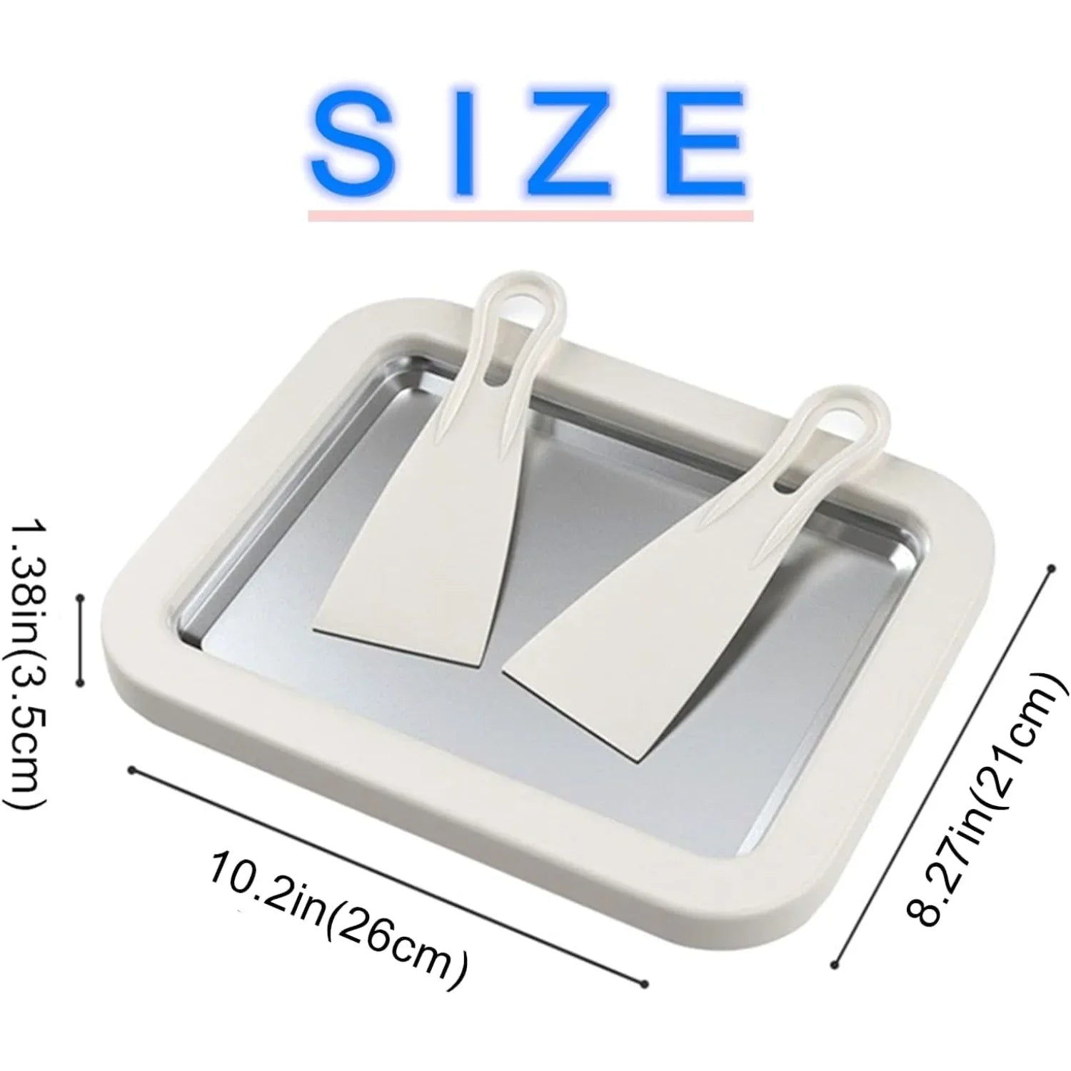 Ice Cream Maker Cold Roller Pan Plate.