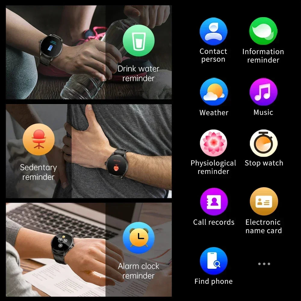 Smartwatch Pro Waterproof Bluetooth,  Fitness & health Tracker