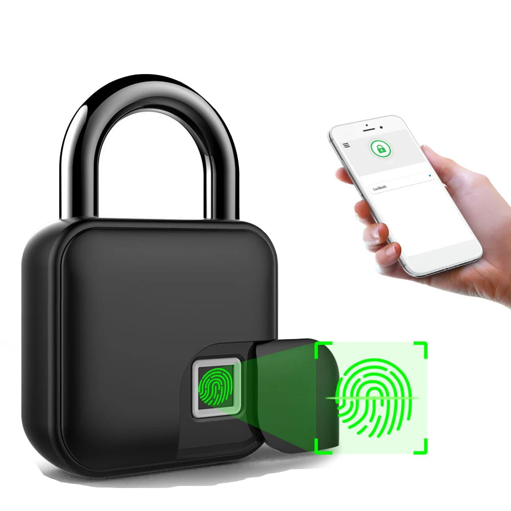Smart Biometric Fingerprint  Keyless Padlock