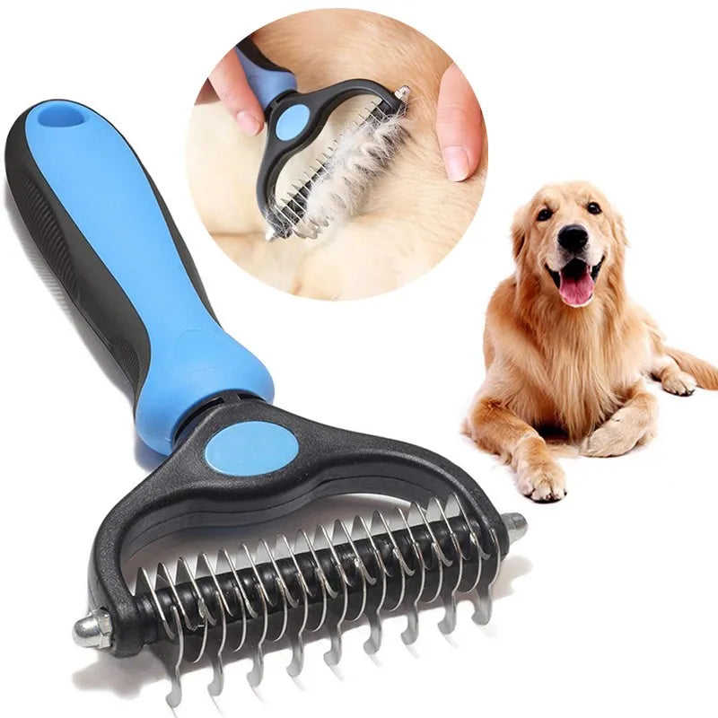 Pet Shedding Brush for Dogs & Cats