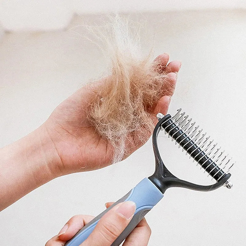 Pet Shedding Brush for Dogs & Cats