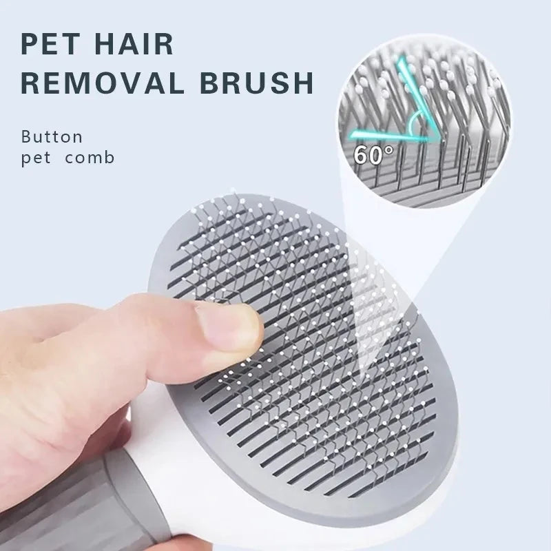 Pets Brush Comb Self Cleaning Pet Hair Remover.
