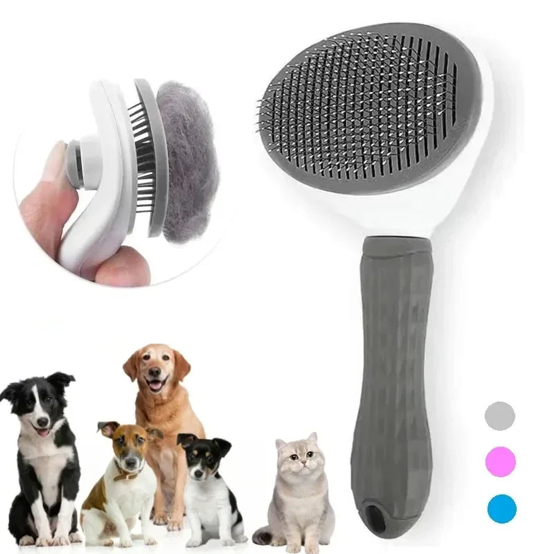 Pets Brush Comb Self Cleaning Pet Hair Remover.