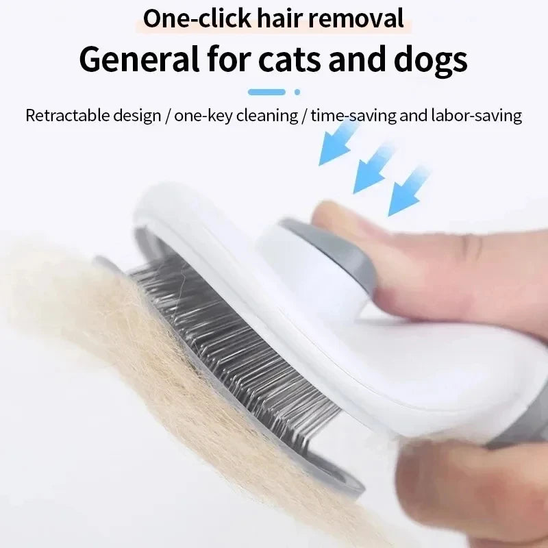 Pets Brush Comb Self Cleaning Pet Hair Remover.