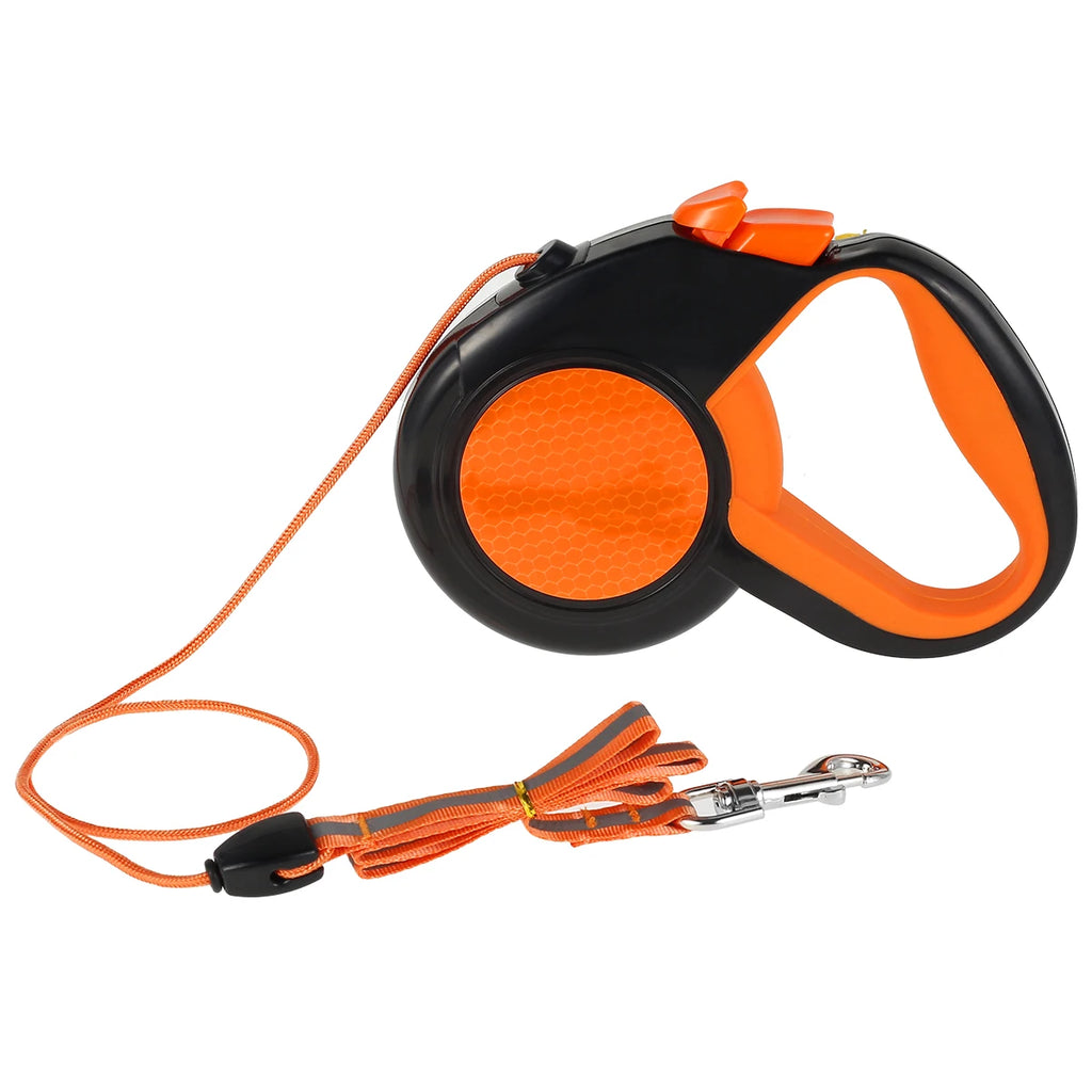 8M Retractable Heavy Duty Dog Leash, with Strong Reflective Tape,  Non-Slip Handle for Small Medium Large Dogs