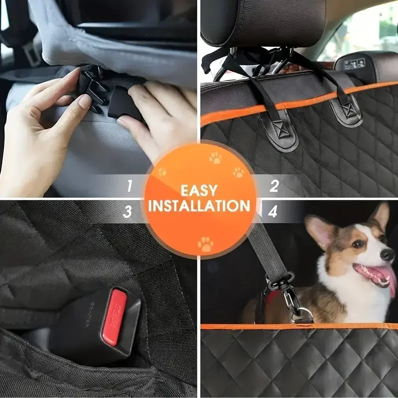 Dog Car Seat Cover for Pets, Hammock, Nonslip