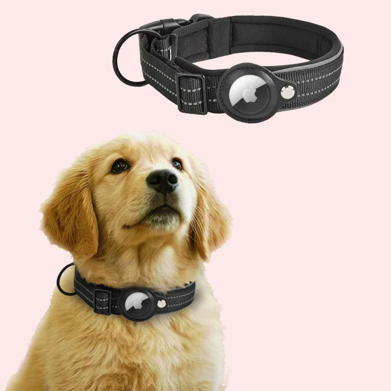 AirTag holder Dog Collar,  Reflective  for Small Medium Large Dogs