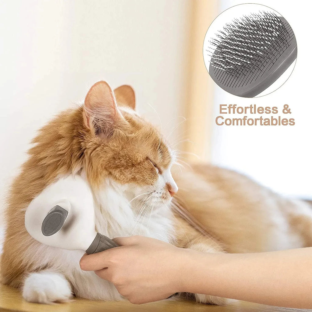 Pets Brush Comb Self Cleaning Pet Hair Remover.