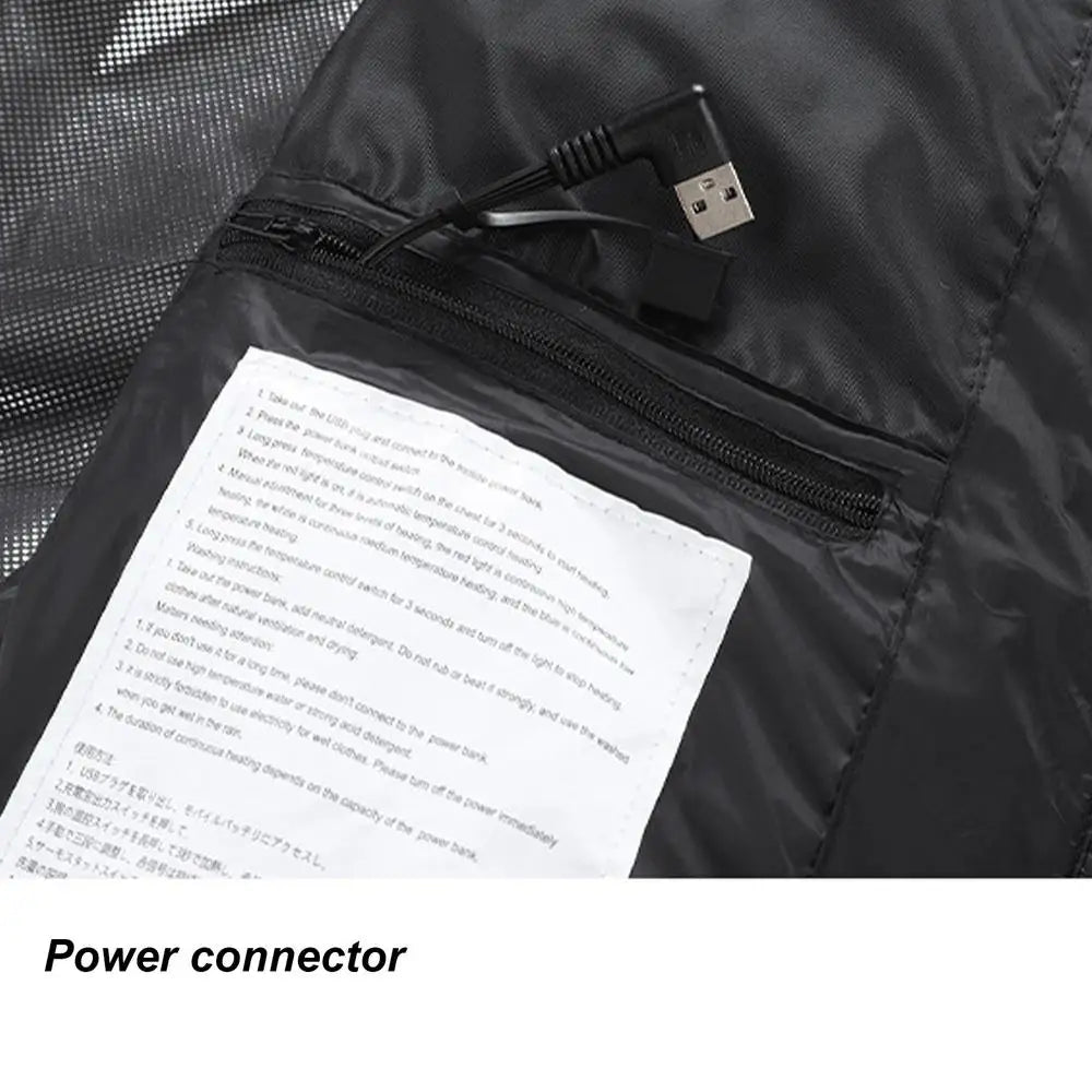 Heated Vest for Kids, 10 warming zones