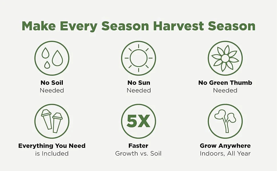 Hydroponics Indoor Garden with Seed Pod Kit