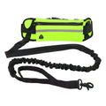 Hands Free Dog Leash for Running Walking Reflective Leash with Waist Elastic Belt Bag Retractable