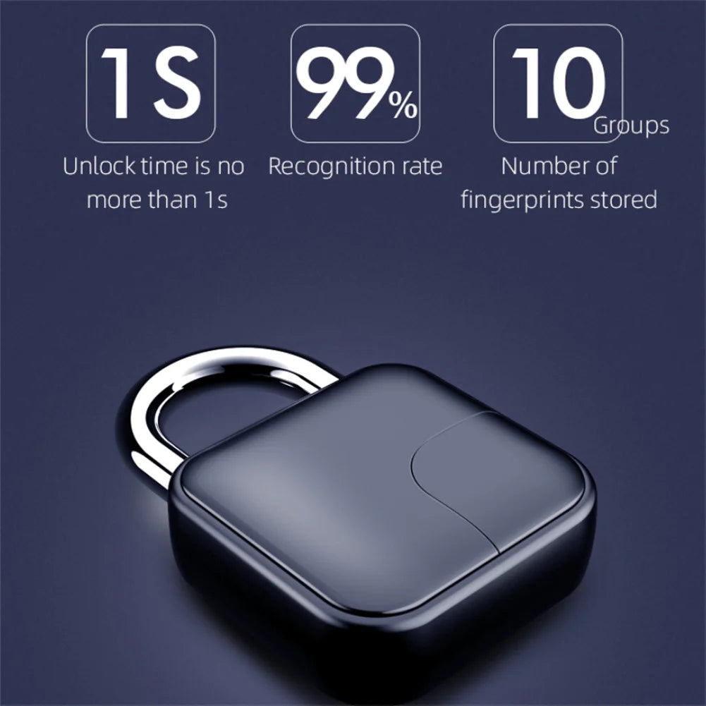 Smart Biometric Fingerprint  Keyless Padlock