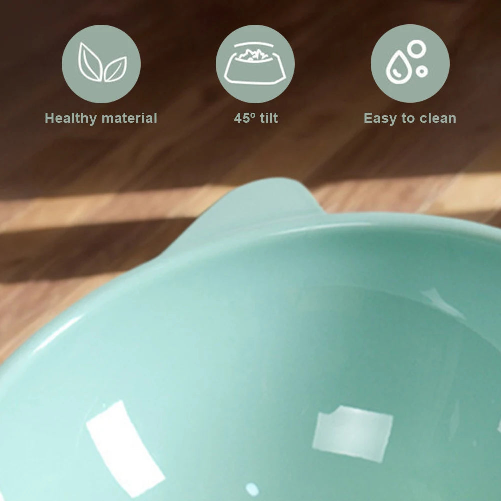 Pet Food Bowl -  Elevated / Tilted Anti Vomiting