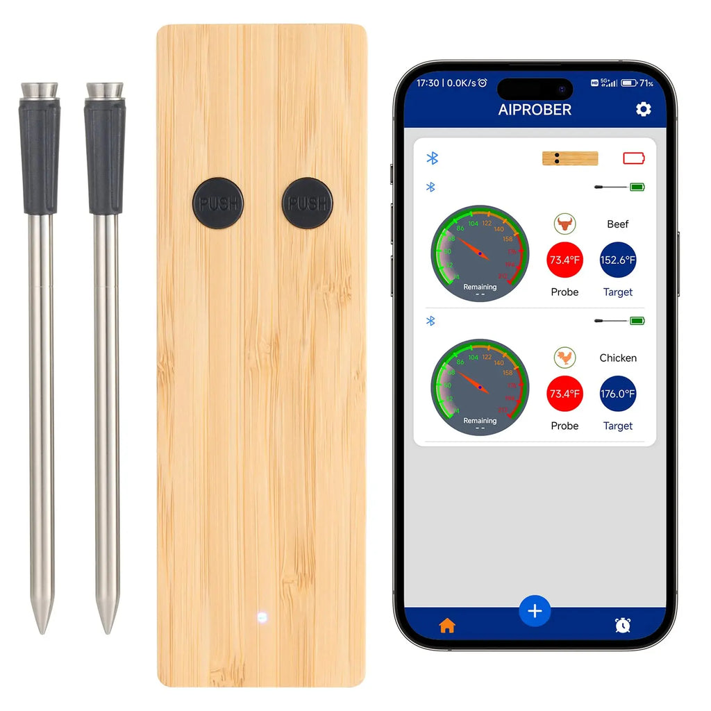 Wireless Meat Thermometer with  Bluetooth Probe