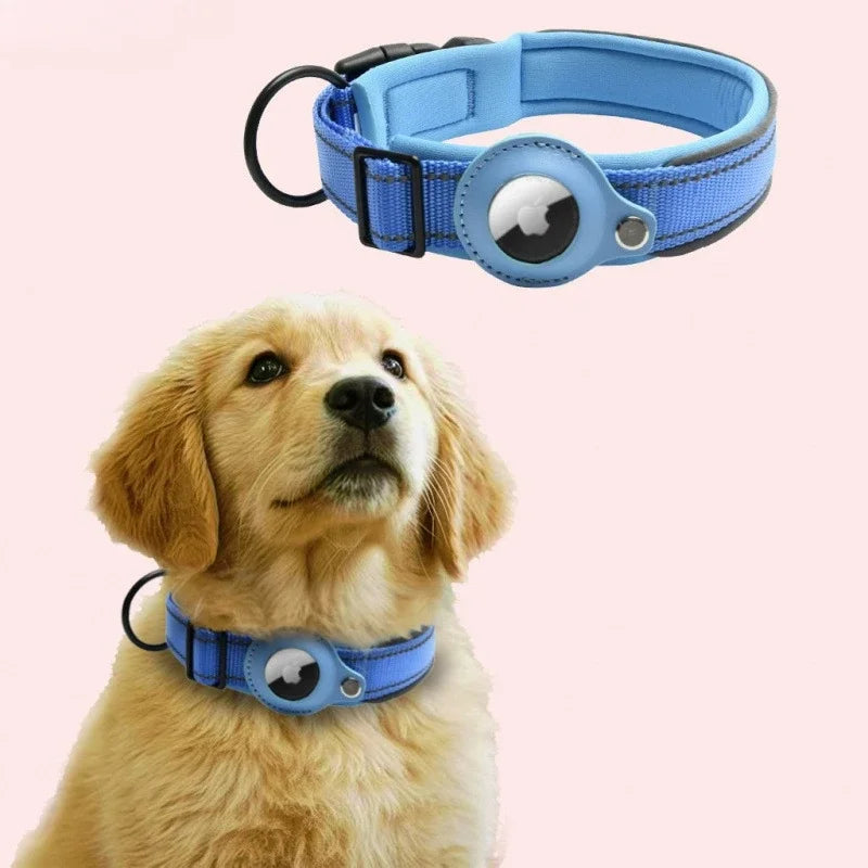 AirTag holder Dog Collar,  Reflective  for Small Medium Large Dogs