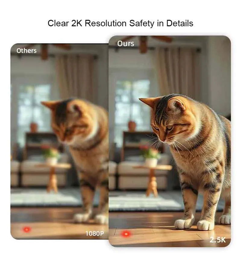 SmarT Pet Camera and  Teasing Automatic Cat Laser Toy / Indoor Smart Interactive Adjustable Mode