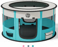 Large Foldable Pet Playpen  Indoor Outdoor Exercise Pen with Carrying Case