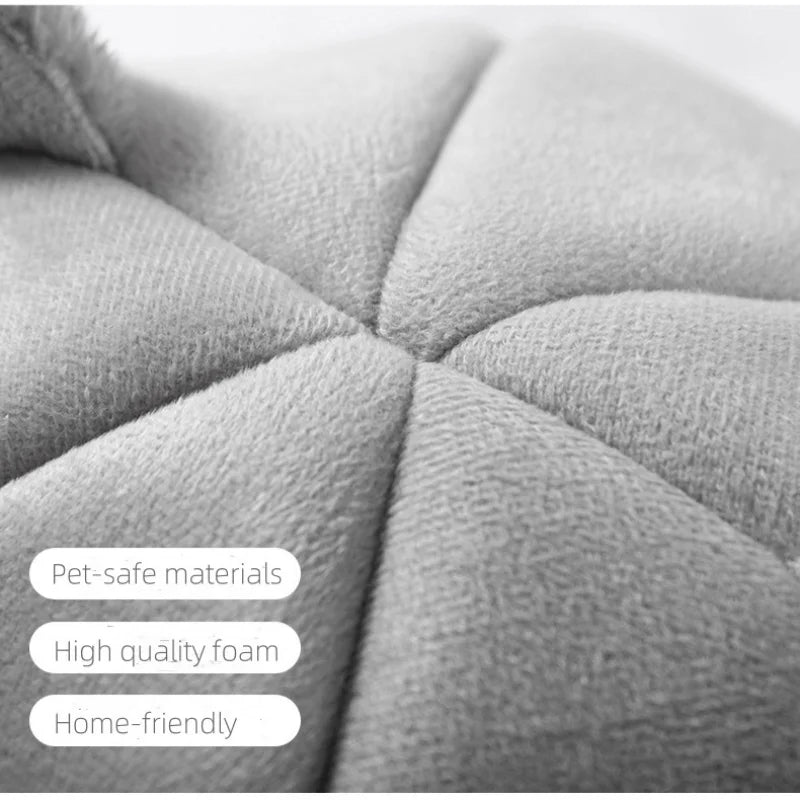 Cat bed House - Non-Slip Semi-Closed cozy Nest