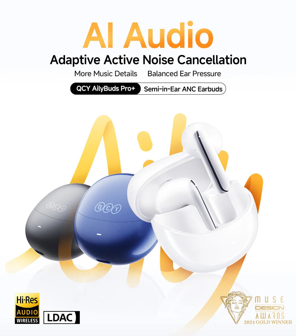 EarBuds Pro+ ANC Wireless  Hi-Res Audio with LDAC Bluetooth 5.3  HD Call Multipoint Connection