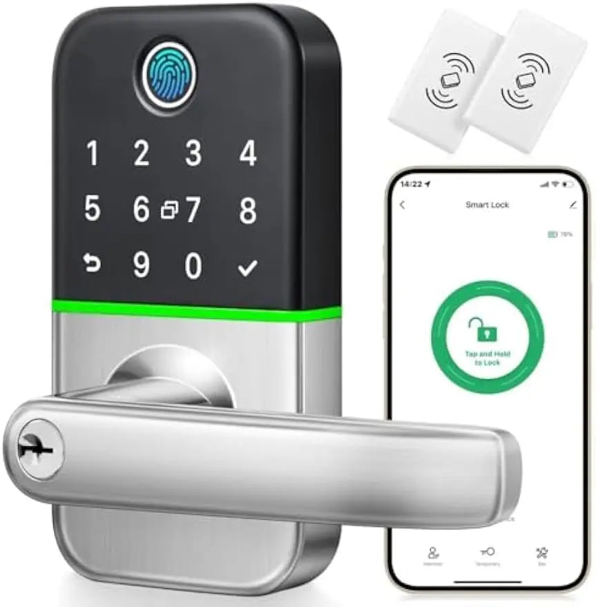 Smart Keypad Door Lock with Handle,  Keyless Entry.