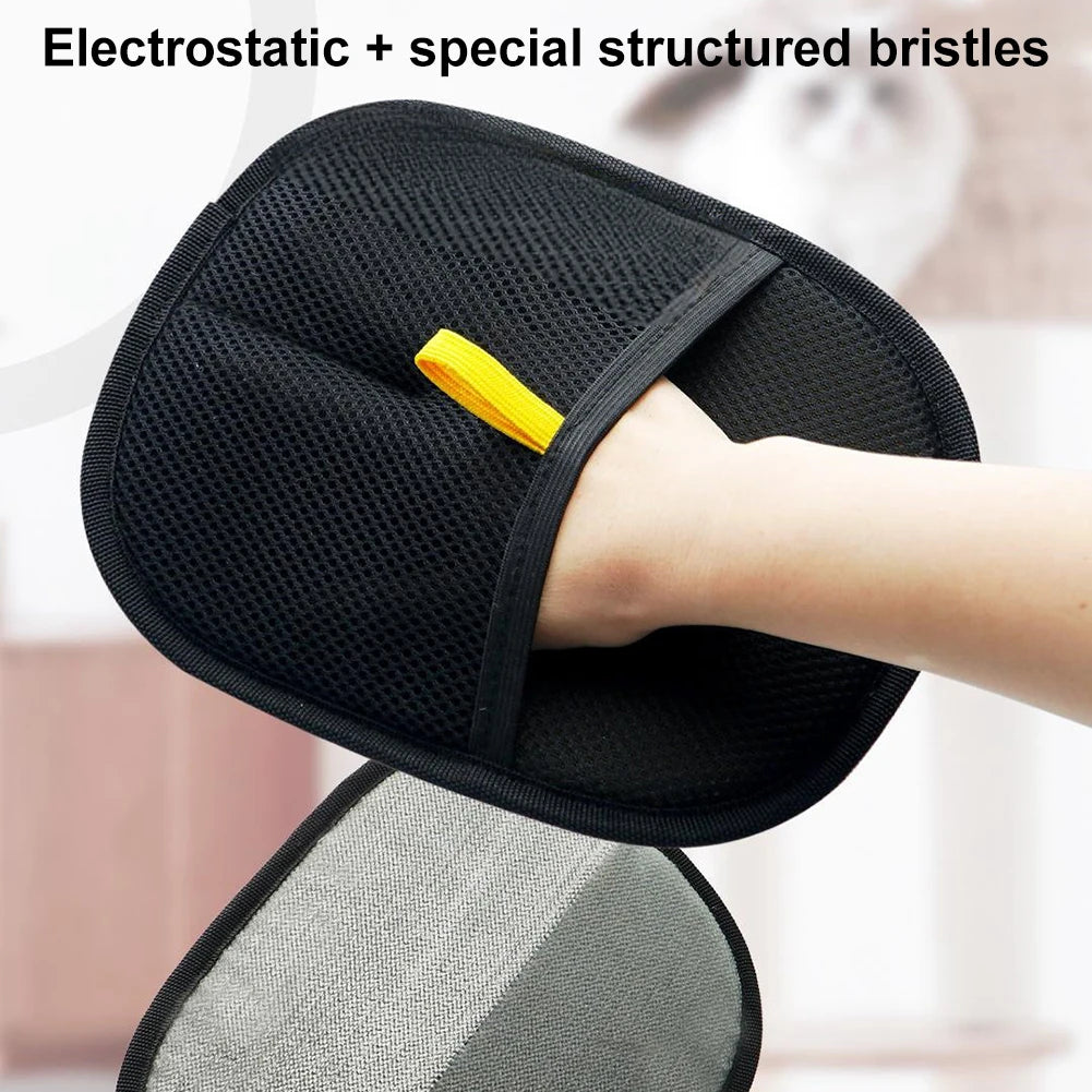 Pet Brush Gloves Double Sided Pet Hair Remover Mitt