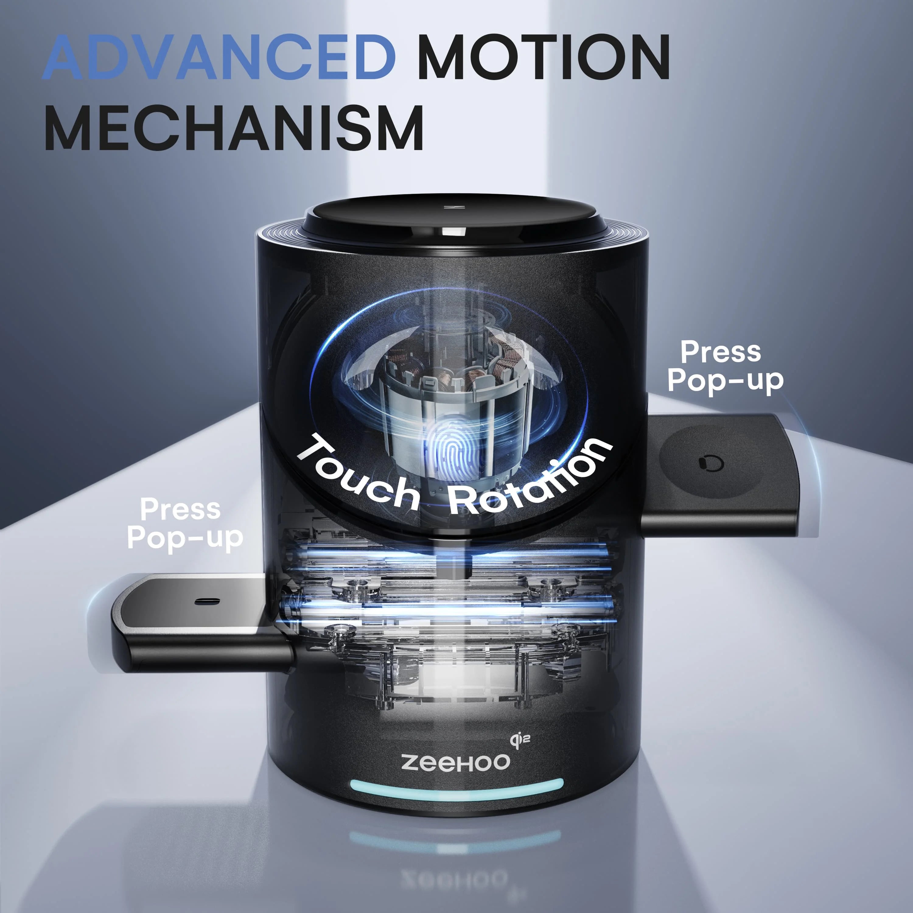 3 in 1 Fast Wireless Magsafe Charging Dock for iPhone, Apple Watch, Airprods.  Compact to travel.