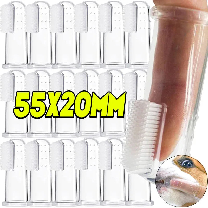 Super Soft Pet Finger Toothbrush for Teeth Care