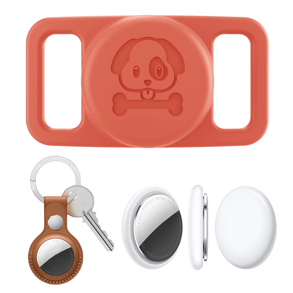 Apple Airtag waterproof Case for Dog  collar -  For 0.6-1.1inch Pet Collar