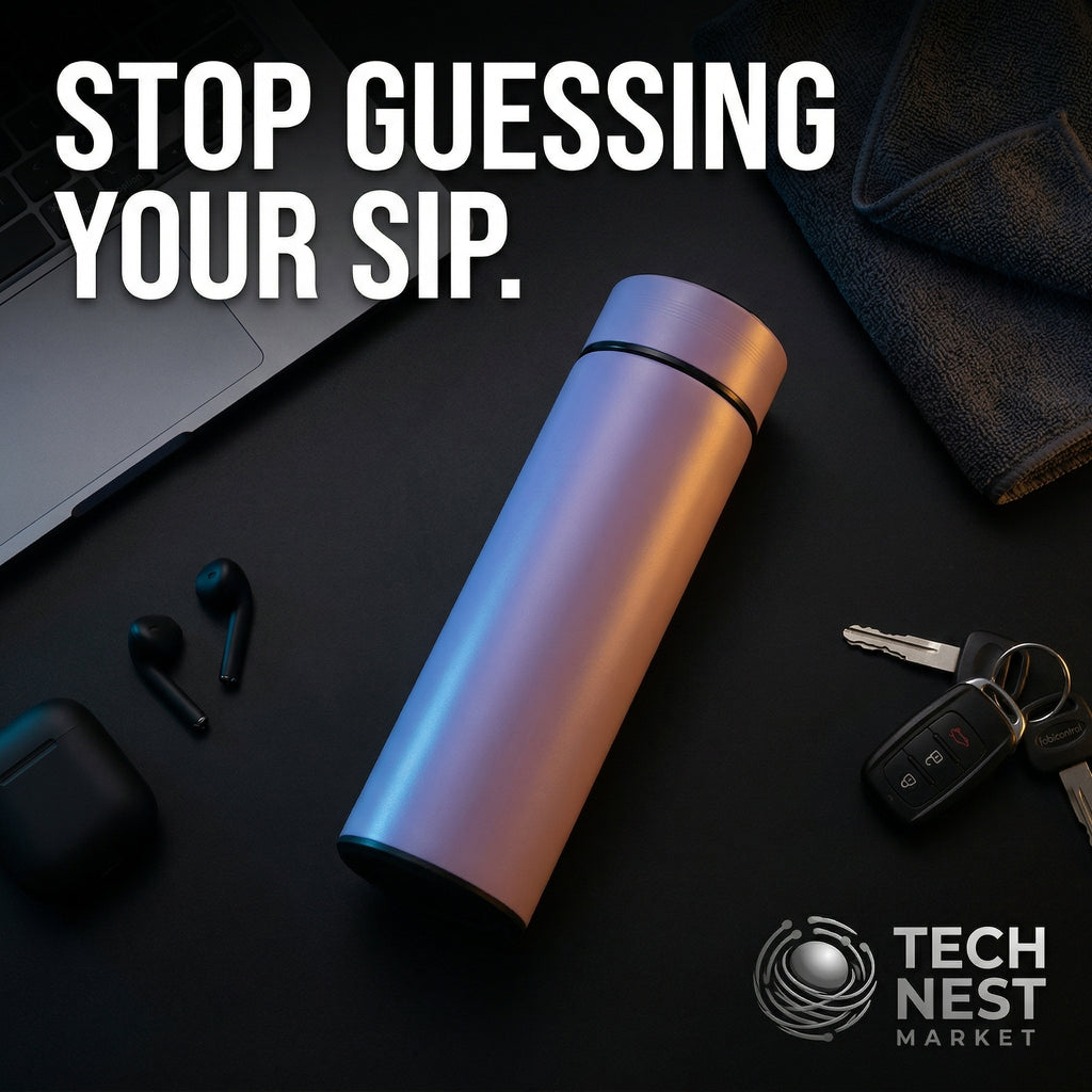 Smart Digital Water Bottle Keeps Cold And Heat, Thermal Bottle Stainless Steel