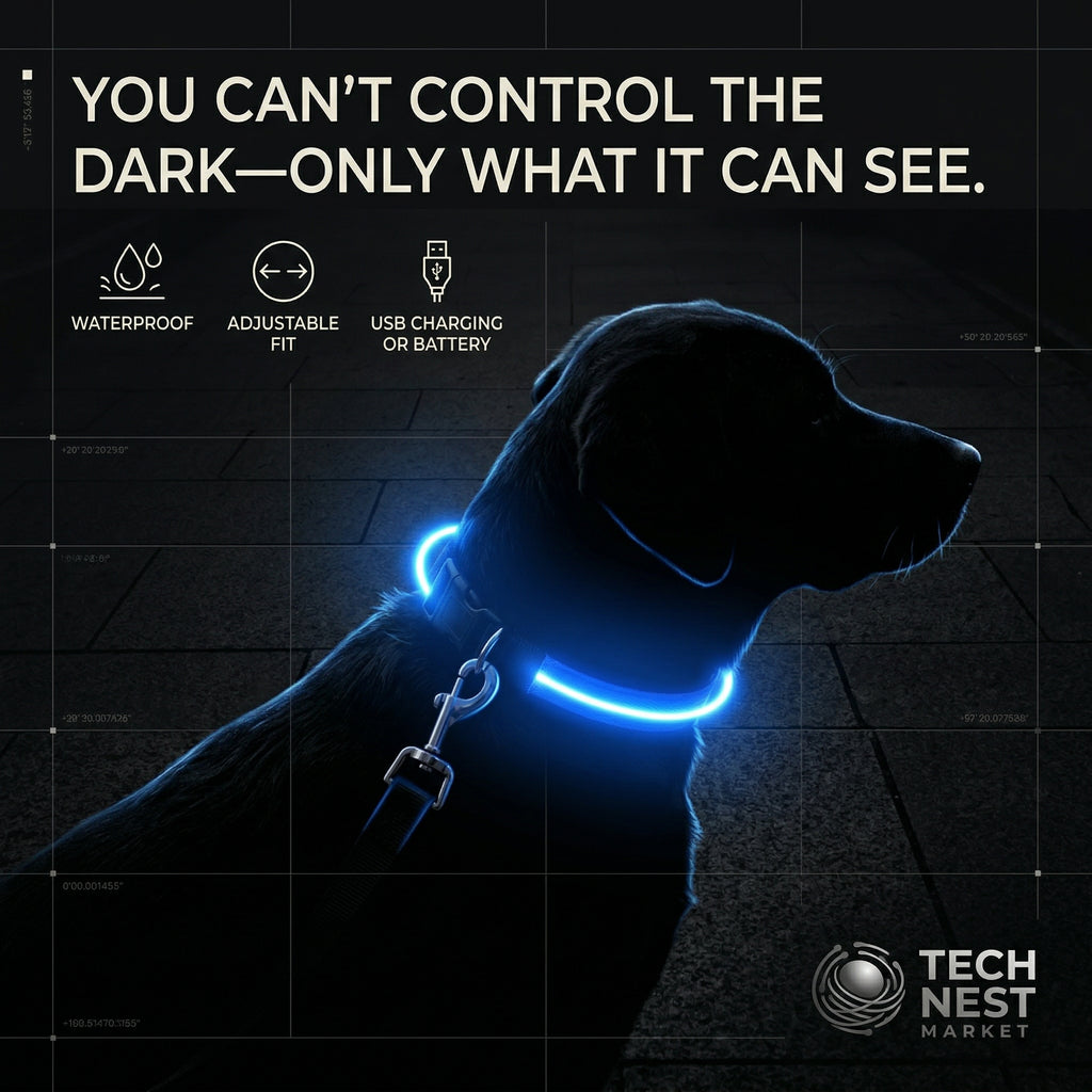 Dog Luminous Collar Cat Dogs  Night Led Glow